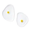 Assiettes Tatas (Blanc Brillant, Jaune)