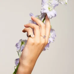 Bague Amethyste Carree