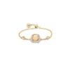 Bague Citrine Carree