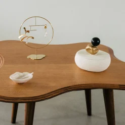 Boite A Bijoux (Blanc, Or, Noir)