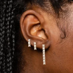 Boucle D'Oreille Infini Bronte Dore