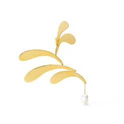 Boucle D'Oreille Mobile Dore