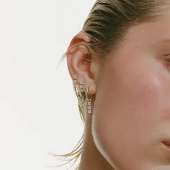 Boucle D'Oreille Trio Bronte Dore
