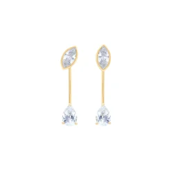 Boucles D'Oreilles A Deux Faces