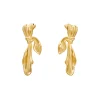 Boucles D'Oreilles En Tissu Dore (Or)