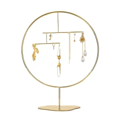 Boucles D'Oreilles En Tissu Dore (Or)