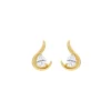 Boucles D'Oreilles Grande Poire De Feu (Clair)
