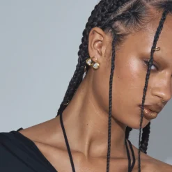 Boucles D'Oreilles Grande Poire De Feu (Clair)