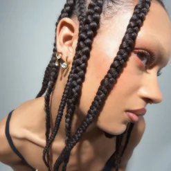 Boucles D'Oreilles Grande Poire De Feu (Clair)