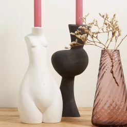 Bougeoir Tit For Tat Haut (Blanc Mat)