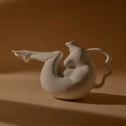 Theiere A Mesanges (Blanc Brillant)