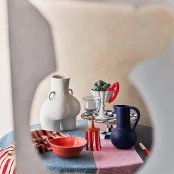 Vase Avec Poignees D'Amour (Blanc)