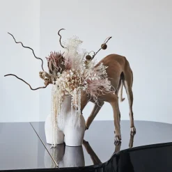 Vase Poignees D'Amour (Beige Mouchete)